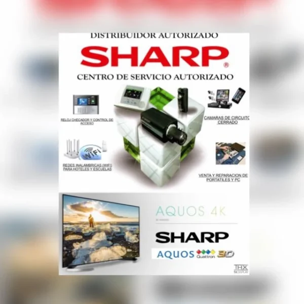 Control Remoto Sharp Aquos Smart Tv Netflix 3d